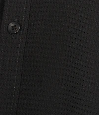 Murano Big & Tall Solid Texture Short Sleeve Woven Shirt