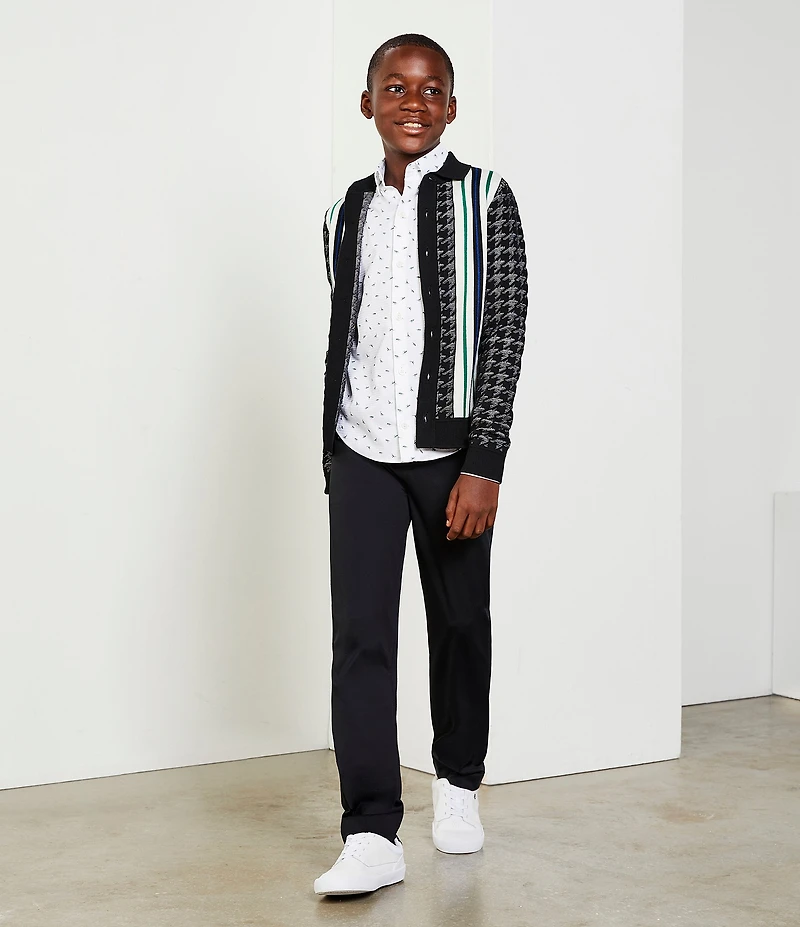 Murano Big Boys Alex Flat-Front Performance Stretch Dress Pants