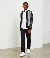 Murano Big Boys Alex Flat-Front Performance Stretch Dress Pants