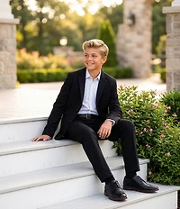 Murano Big Boys Knit Blazer