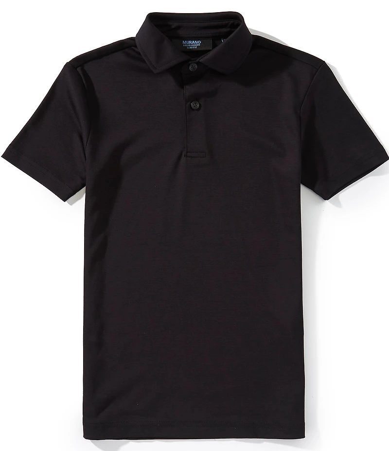 Murano Big Boys Liquid Luxury Slim Interlock Polo Shirt