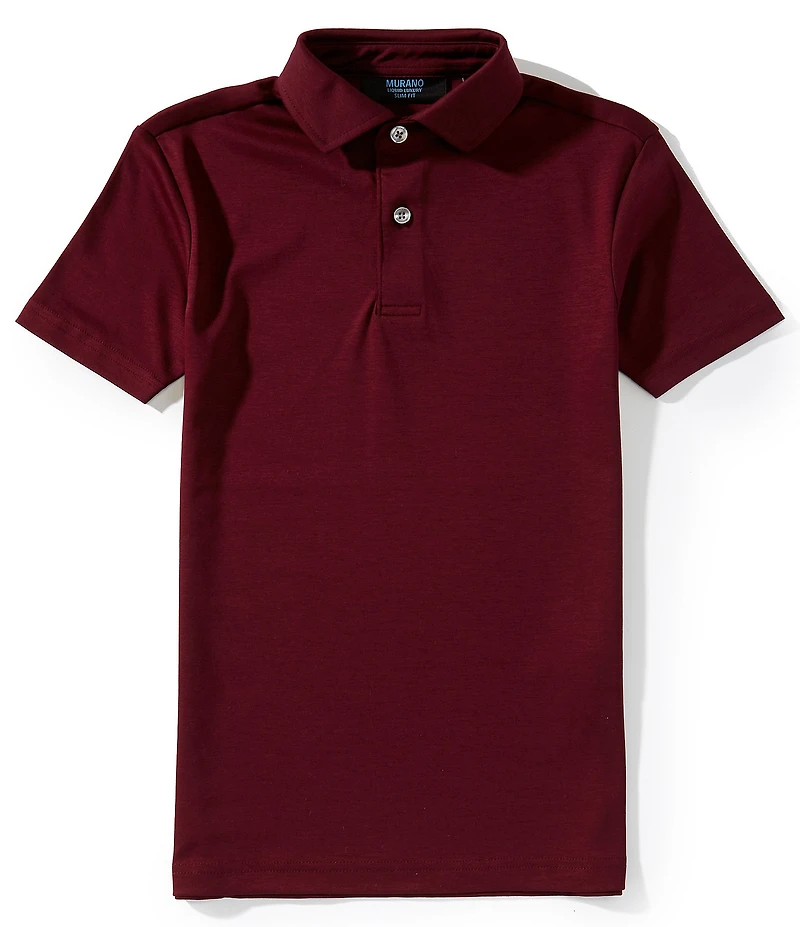 Murano Big Boys Liquid Luxury Slim Interlock Polo Shirt