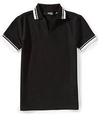 Murano Big Boys Liquid Luxury Tipped Johnny Polo Shirt