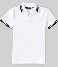 Murano Big Boys Liquid Luxury Tipped Johnny Polo Shirt