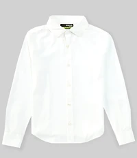 Murano Big Boys Long Sleeve Solid Performance Stretch Dress Shirt