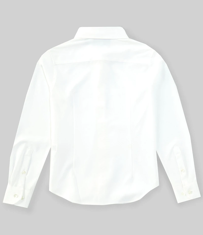 Murano Big Boys Long Sleeve Solid Performance Stretch Dress Shirt