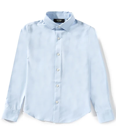 Murano Big Boys Long Sleeve Solid Performance Stretch Dress Shirt