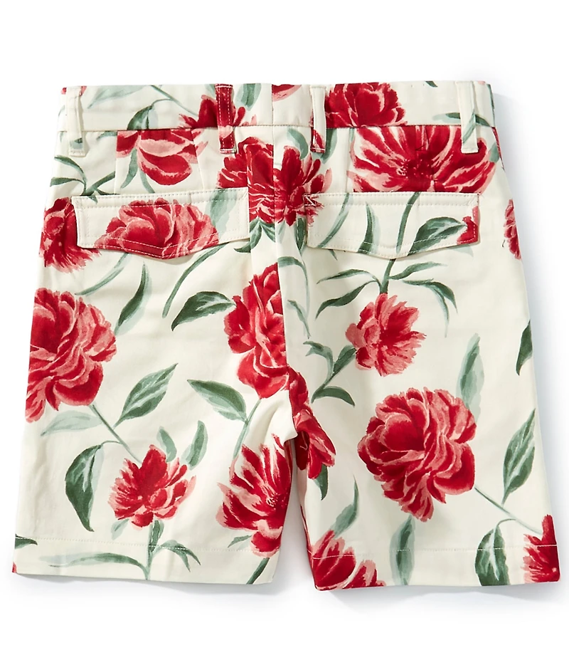 Murano Big Boys Rose Print Side Seam Pocket Shorts