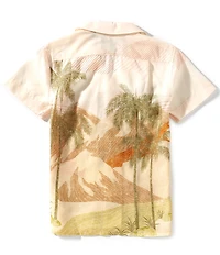 Murano Big Boys Slim Outback Print Camp Shirt