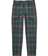 Murano Big Boys Alex Slim Fit Plaid Dress Pants