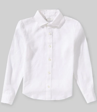 Murano Big Boys Baird McNutt Linen Long Sleeve Button-Down Shirt