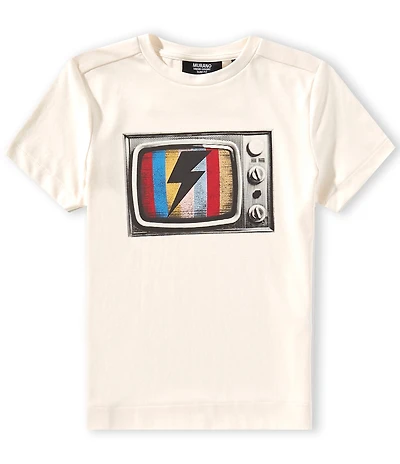 Murano Big Boys Short Sleeve Slim TV Screen T-Shirt