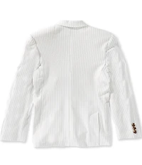 Murano Big Boys Slim Seersucker Blazer