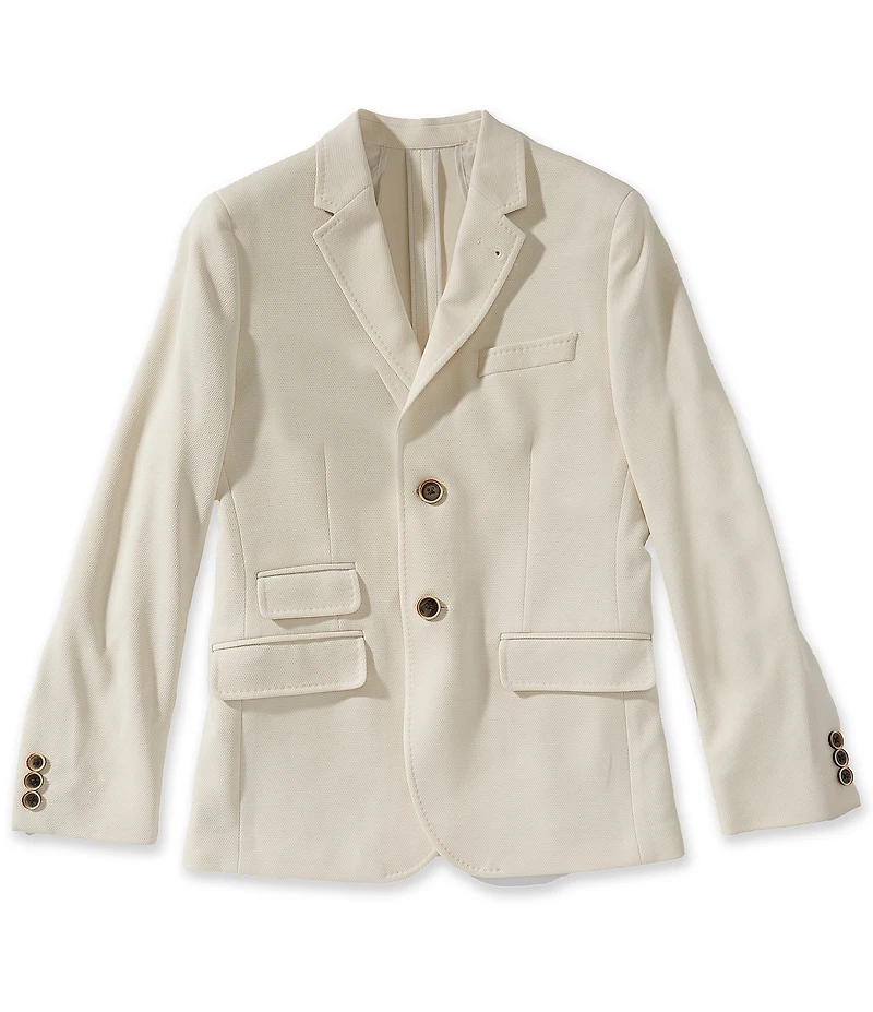 Murano Big Boys Slim Texture Knit Blazer