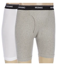 Murano Elastic Waist Boxer Briefs 2-Pack