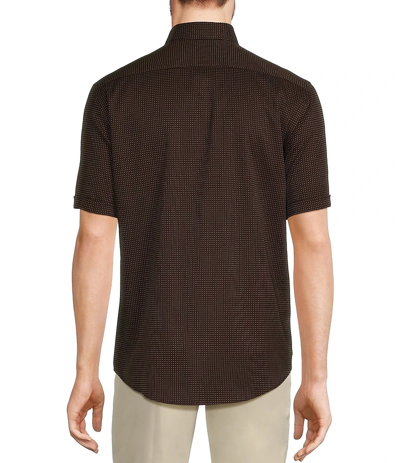 Murano Classic Fit Dobby Dot Short Sleeve Woven Shirt