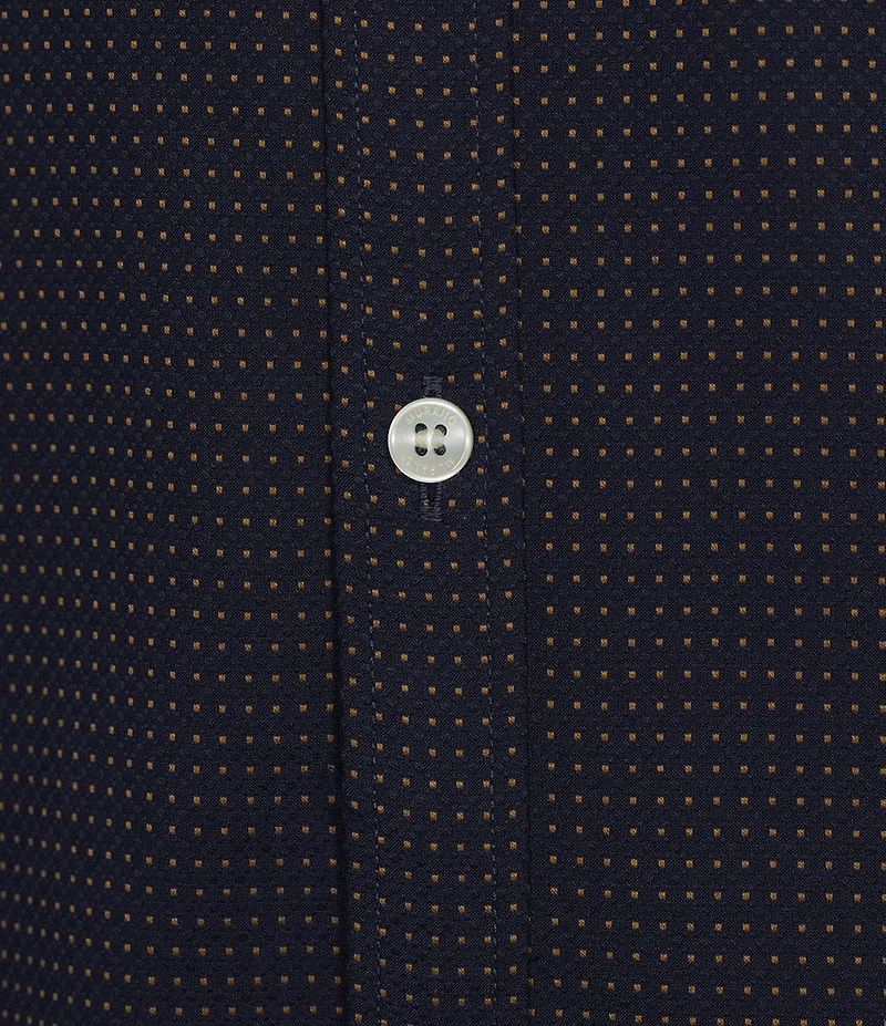 Murano Classic Fit Dobby Dot Short Sleeve Woven Shirt