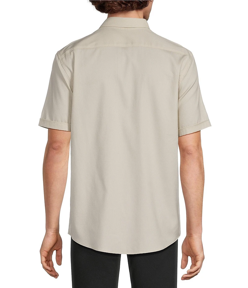 Murano Classic Fit Dobby Dot Short Sleeve Woven Shirt