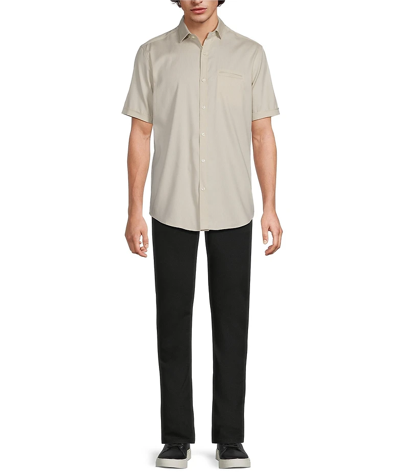 Murano Classic Fit Dobby Dot Short Sleeve Woven Shirt