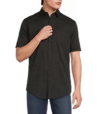Murano Classic Fit Dobby Dot Short Sleeve Woven Shirt