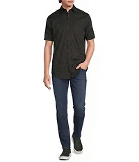 Murano Classic Fit Dobby Dot Short Sleeve Woven Shirt