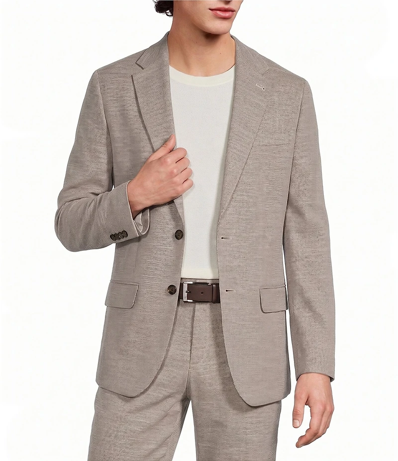Murano Classic Fit Textured Suit Separates Jacket