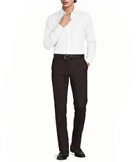Murano Collezione Alex Slim Fit Performance Bi-Stretch Solid Suit Separates Flat Front Dress Pants