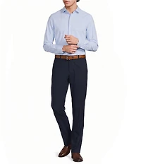 Murano Collezione Alex Slim Fit Performance Bi-Stretch Solid Suit Separates Flat Front Dress Pants