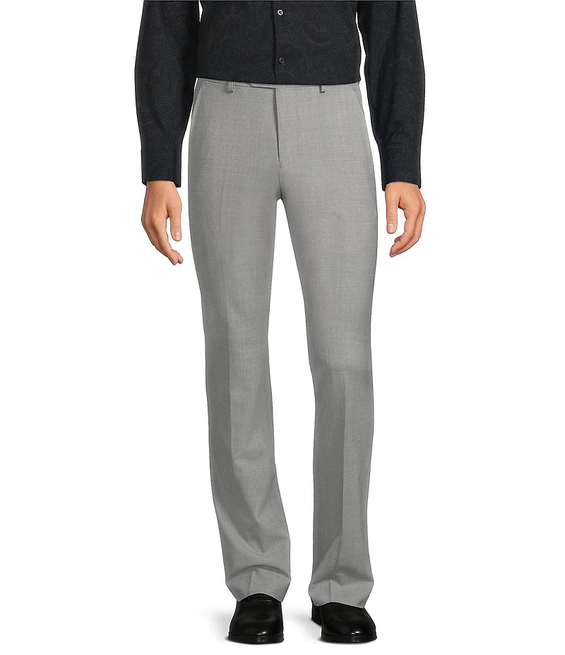 Murano Collezione Alex Slim Fit Performance Bi-Stretch Solid Suit Separates Flat Front Dress Pants