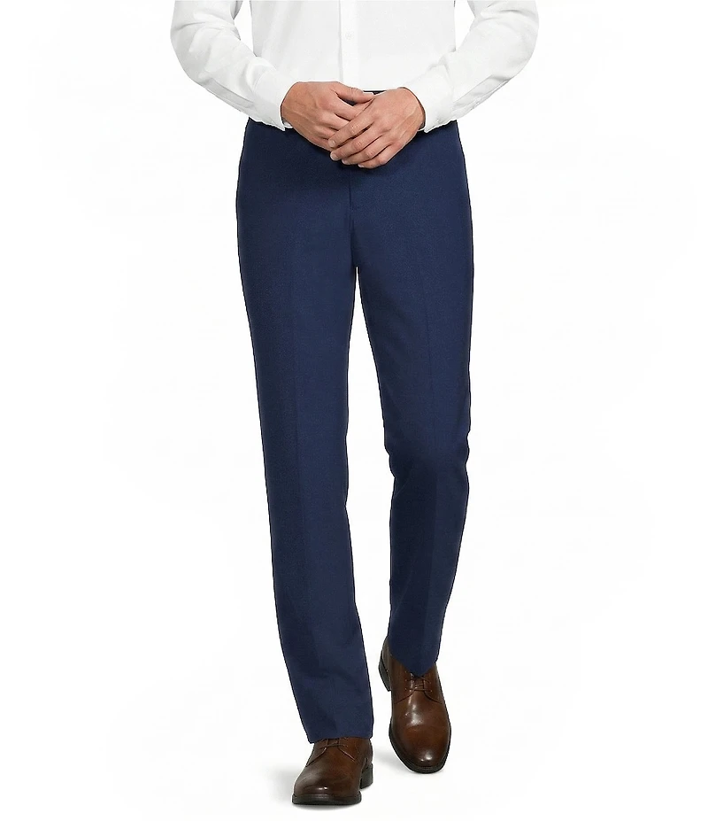 Murano Collezione Alex Slim Fit Performance Bi-Stretch Solid Suit Separates Flat Front Dress Pants