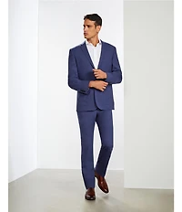 Murano Collezione Alex Slim Fit Performance Bi-Stretch Solid Suit Separates Flat Front Dress Pants