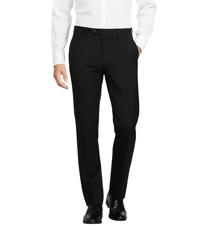 Murano Collezione Alex Slim Fit Performance Bi-Stretch Solid Suit Separates Flat Front Dress Pants