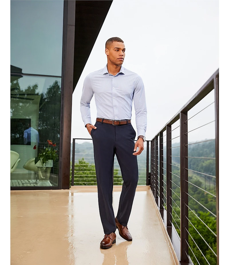 Murano Collezione Alex Slim Fit Performance Bi-Stretch Travel Suit Separate Dress Pants