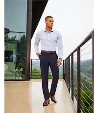 Murano Collezione Alex Slim Fit Performance Bi-Stretch Travel Suit Separate Dress Pants