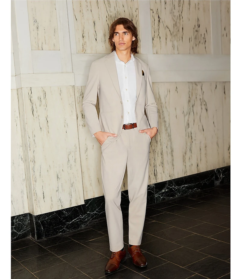 Murano Collezione Alex Slim Fit Performance Bi-Stretch Travel Suit Separate Dress Pants