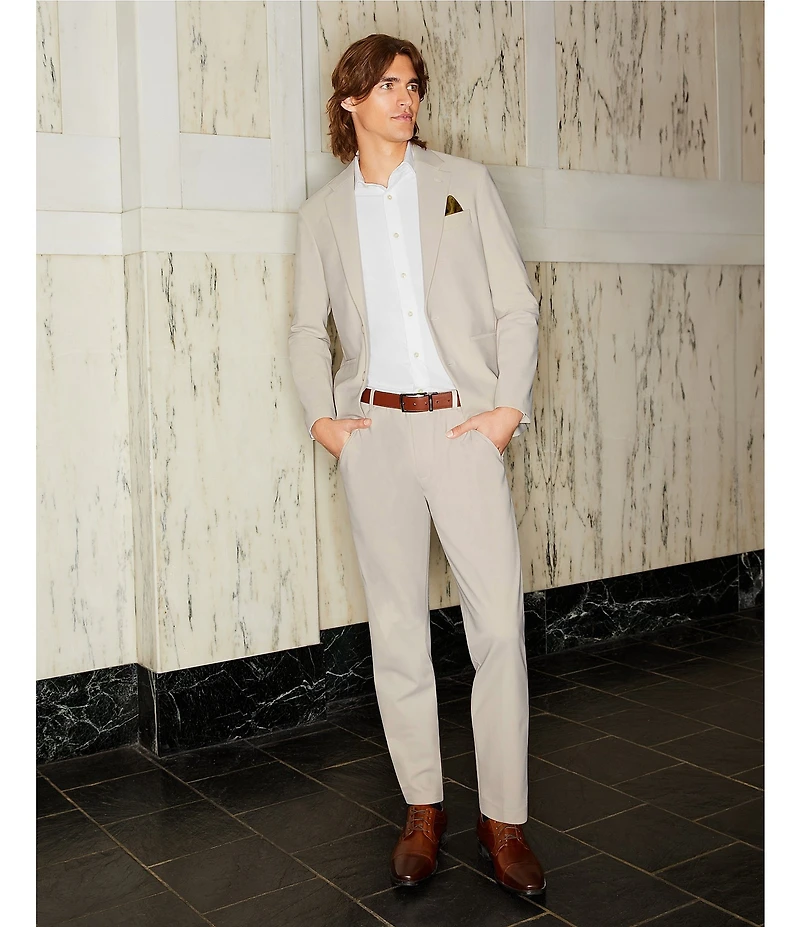 Murano Collezione Alex Slim Fit Performance Bi-Stretch Travel Suit Separate Dress Pants
