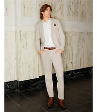 Murano Collezione Alex Slim Fit Performance Bi-Stretch Travel Suit Separate Dress Pants