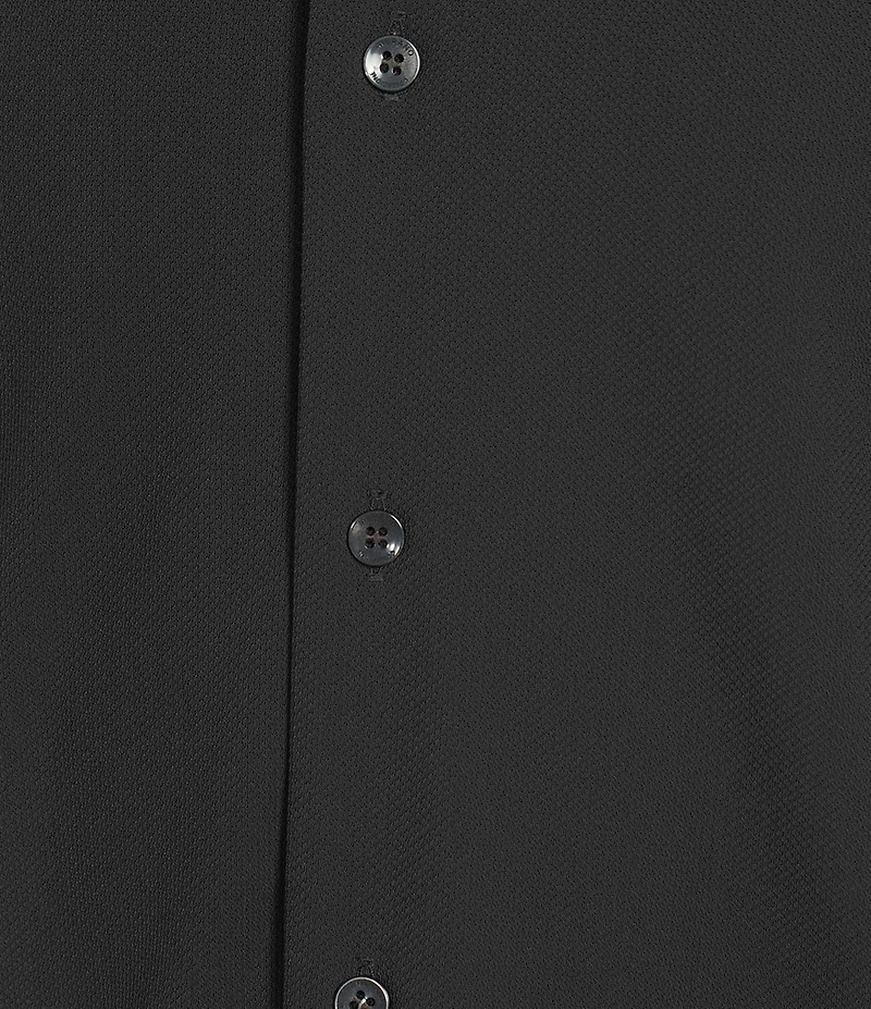 Murano Collezione Athletic Fit Textured Stretch Long Sleeve Woven Shirt
