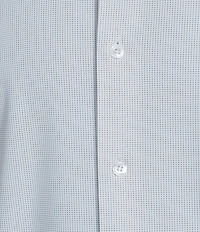 Murano Collezione Canclini Athletic Fit Chevron Techno Long Sleeve Woven Shirt