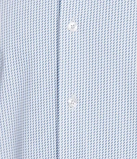 Murano Collezione Canclini Athletic Fit Dash Stripe Long Sleeve Techno Woven Shirt