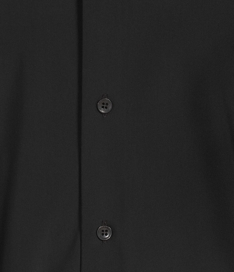 Murano Collezione Canclini Athletic Fit Solid Long-Sleeve Techno Woven Shirt