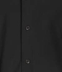 Murano Collezione Canclini Athletic Fit Solid Long-Sleeve Techno Woven Shirt