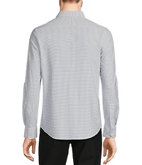 Murano Collezione Canclini Slim Fit Chevron Techno Long Sleeve Woven Shirt