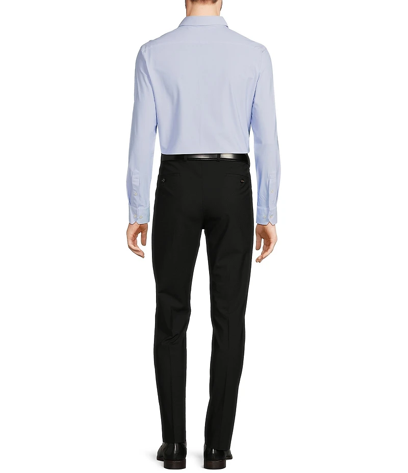 Murano Collezione Canclini Slim-Fit Herringbone Long-Sleeve Techno Woven Shirt