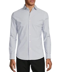 Murano Collezione Canclini Slim-Fit Herringbone Long-Sleeve Techno Woven Shirt