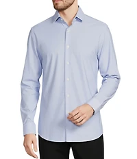 Murano Collezione Canclini Slim-Fit Herringbone Long-Sleeve Techno Woven Shirt