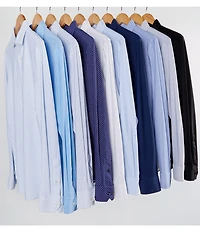 Murano Collezione Canclini Slim-Fit Micro Pattern Long-Sleeve Techno Woven Shirt