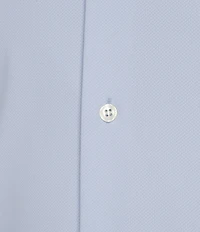 Collezione Eurojersey Slim-Fit Stretch Solid Textured Long Sleeve Woven Shirt