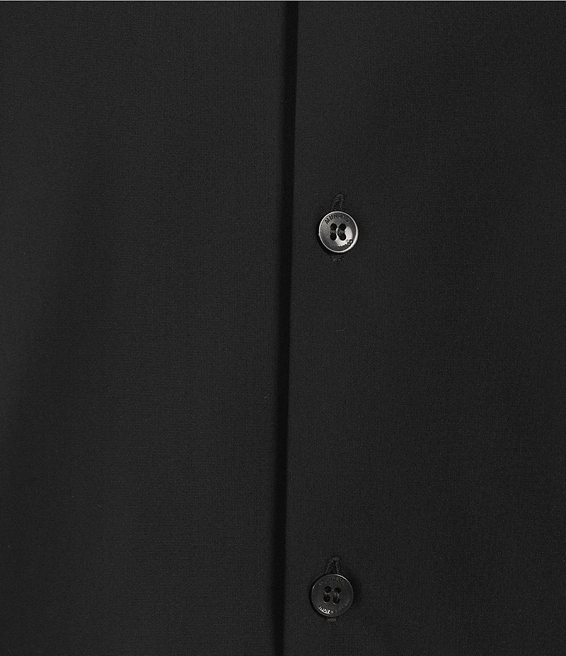 Murano Collezione Canclini Solid Slim Fit Short Sleeve Woven Shirt