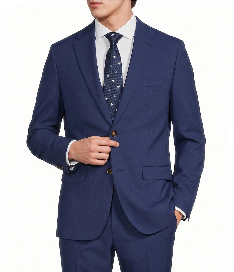 Murano Collezione Coordinating Classic Fit Bi-Stretch Wool Suit Separates Blazer